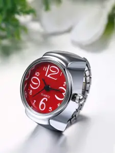 Yellow Chimes Women Stainless Steel Analog Watch Stretchable Ring