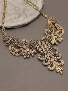 SOHI Women Gold-Plated Necklace
