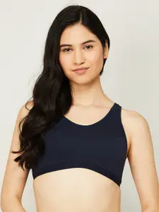Ginger by Lifestyle Navy Blue Bra Underwired Lightly Padded