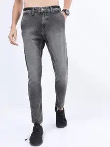 KETCH Men Grey Slim Fit Clean look Light Fade Stretchable Jeans
