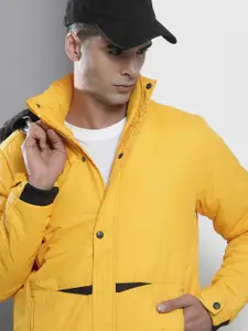 The Indian Garage Co Men Zip-Front Bomber Jacket with Zip Pockets