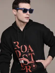 The Roadster Lifestyle Co. Printed Hooded Sweatshirt