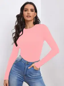 Dream Beauty Fashion Women Rose Solid Top
