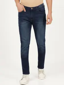 Lee Men Blue Skinny Fit Heavy Fade Stretchable Jeans