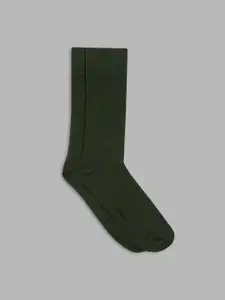 GANT Men Green Solid Calf-Length Cotton Socks