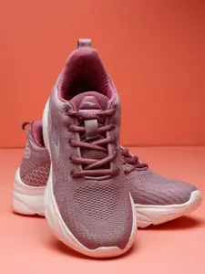 ASIAN Women Mauve Mesh Running Non-Marking Shoes