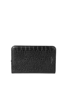 Ted Baker Women Black Leather Zip Around Wallet