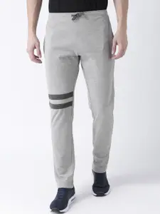 Club York Men Grey Solid Regular Fit Jogger Track Pants