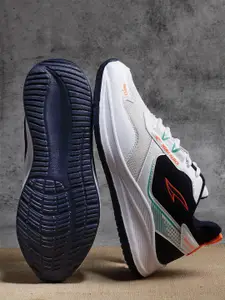 ASIAN Men White Mesh Running Non-Marking Shoes