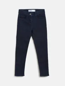 TALES & STORIES Girls Blue Slim Fit Stretchable Denim Jeans