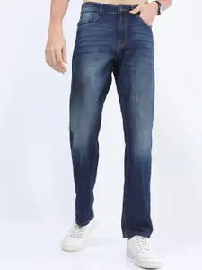 HIGHLANDER Men Blue Straight Fit Light Fade Stretchable Jeans