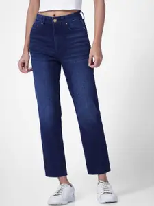 ONLY Women Blue Regular Fit Heavy Fade Jeans