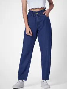 ONLY Women Blue Relaxed Fit High-Rise Jeans