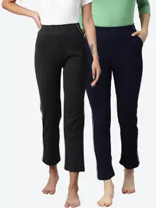 NOT YET by us Women Pack Of 3  Solid Lounge Pants