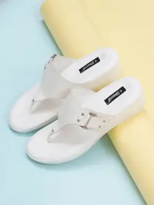 Sherrif Shoes White Comfort Heels