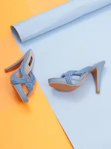 Sherrif Shoes Blue Stiletto Heels