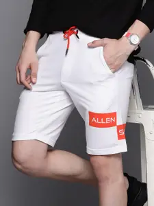 Allen Solly Tribe Men Brand Logo Print Detail Regular Shorts