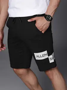 Allen Solly Tribe Men Typography Slim Fit Shorts