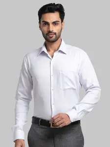 Raymond Men Grey Solid Formal Shirt