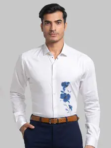 Raymond Men White Slim Fit Formal Shirt