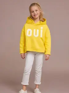 Cherry Crumble Boys Yellow Hooded Sweatshirt