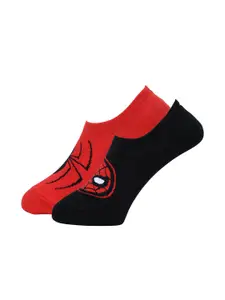 Balenzia x Marvel Men Pack Of 2 Assorted Shoe Liner Cotton Socks
