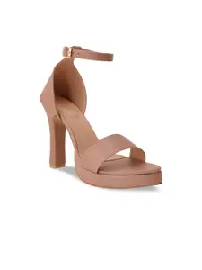 SCENTRA Peach-Coloured Stiletto Heels