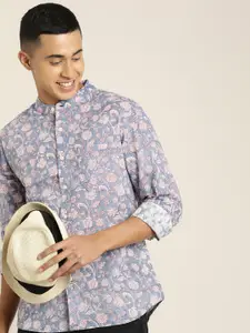 Taavi Woven Legacy Floral Printed Pure Cotton Casual Shirt