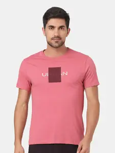 Blackberrys Men Pink Slim Fit T-shirt