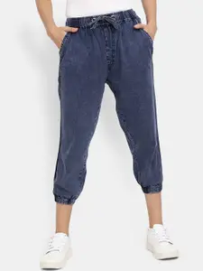 V-Mart Women Blue Classic Jogger Jeans
