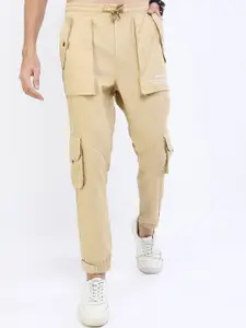 HIGHLANDER Men Beige Cargos Trouser