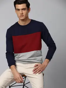 Dennis Lingo Men Color blocked Sweatshirt