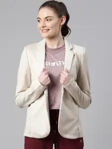 Enamor A903 Dry Fit Stretch Cotton Single-Breasted Sporty Blazer for Women