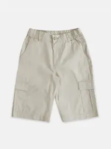 Pantaloons Junior Boys Beige Cargo Shorts