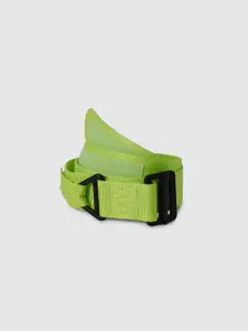 Jack & Jones Men Lime Green Stretchable Casual Belt