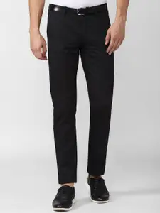 Van Heusen Sport Men Black Slim Fit Pure Cotton Chinos Trouser