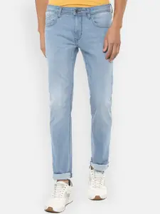 Louis Philippe Jeans Men Blue Slim Fit Light Fade Jeans