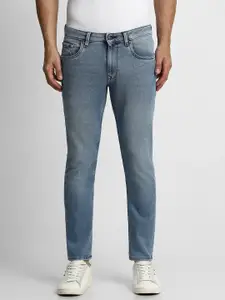 Louis Philippe Jeans Men Blue Slim Fit Heavy Fade Jeans