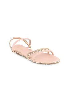 Rocia Women Pink Open Toe Flats