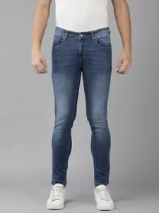 SPYKAR Men Super Skinny Fit Low-Rise Heavy Fade Stretchable Jeans