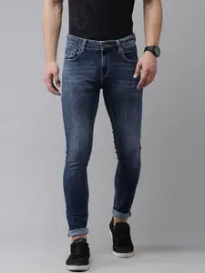 SPYKAR Men Super Skinny Slim Fit Low-Rise Light Fade Stretchable Jeans