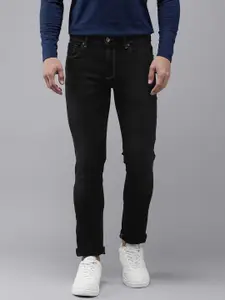 SPYKAR Men Solid Mid-Rise Regular Fit Stretchable Jeans