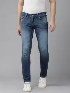 SPYKAR Men Blue Skinny Fit Low-Rise Light Fade Stretchable Jeans