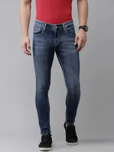 SPYKAR Men Super Skinny Fit Low-Rise Light Fade Stretchable Jeans