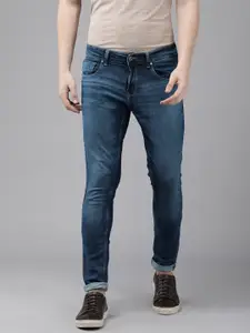 SPYKAR Men Blue Super Skinny Fit Low-Rise Light Fade Stretchable Jeans