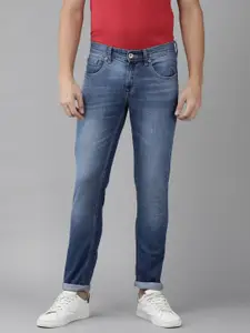 SPYKAR Men Super Skinny Fit Low-Rise Heavy Fade Stretchable Jeans