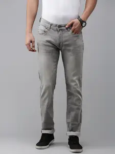 SPYKAR Men Rovers Slim Fit Low-Rise Light Fade Stretchable Jeans