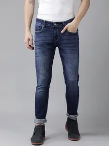 SPYKAR Men Slim Fit Low-Rise Heavy Fade Stretchable Jeans