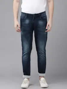 SPYKAR Men Blue Slim Fit Low-Rise Light Fade Stretchable Jeans
