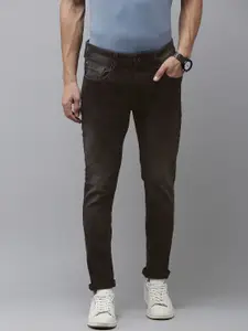 SPYKAR Men Kano Slim Fit Mid-Rise Light Fade Stretchable Jeans